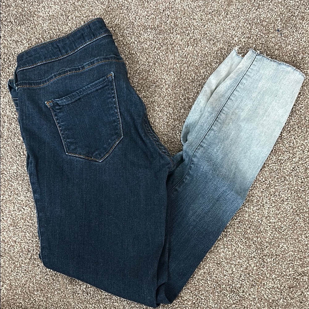 Two-Tone (ombré) Blue Women's Jeans